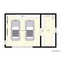 Plan double garage atelier chaulgnes