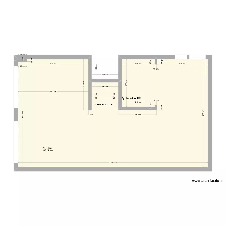 lot 20 bis. Plan de lot 20 bis. Plan de