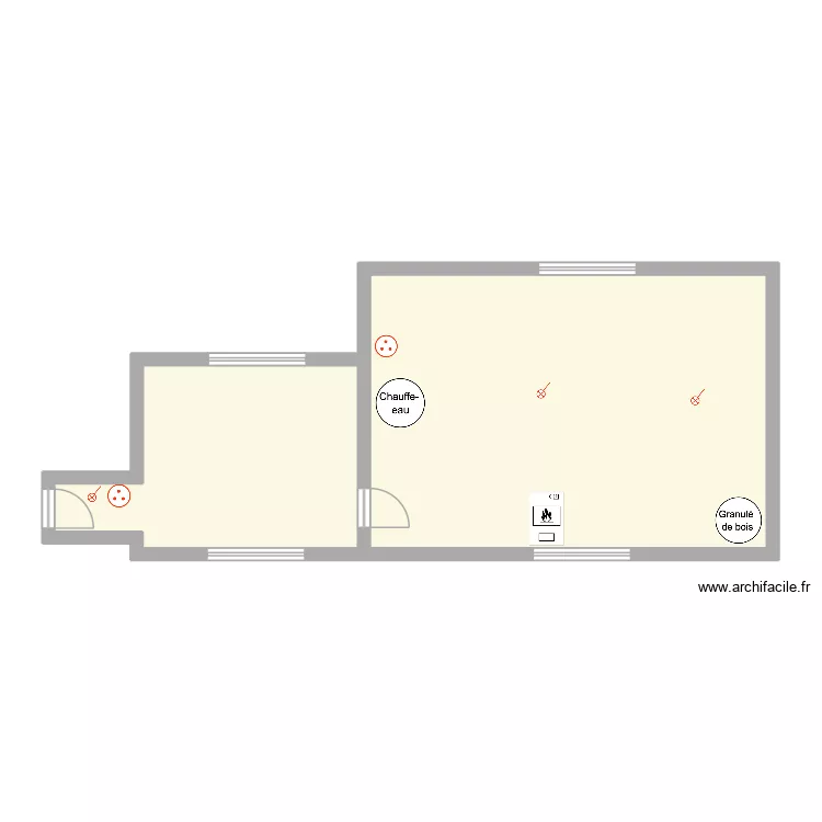 Plan LIEBE. Plan de 2  et 64 m²