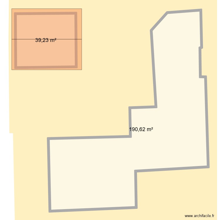 Maison Girmont. Plan de 4 pièces et 460 m2