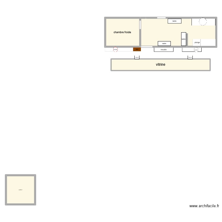 inter. Plan de 4 pièces et 141 m2