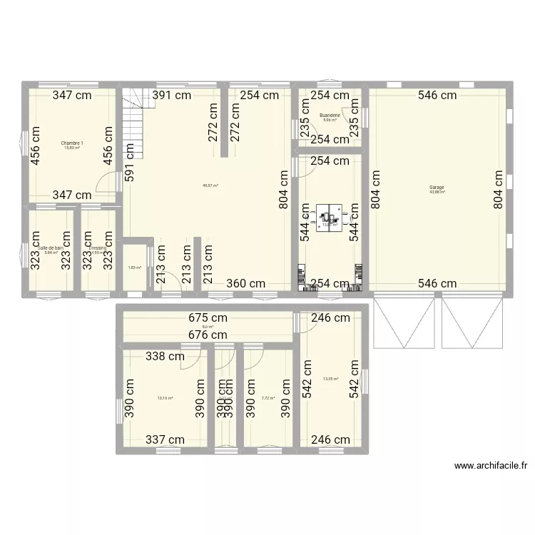 Maison. Plan de Maison. Plan de