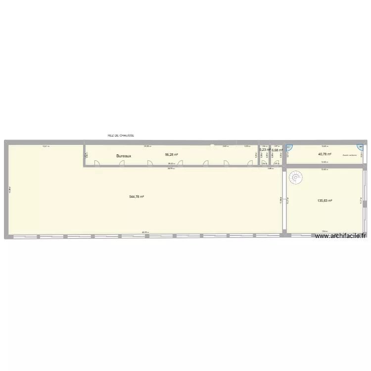 REZ DE CH MERCEDES 2. Plan de 
