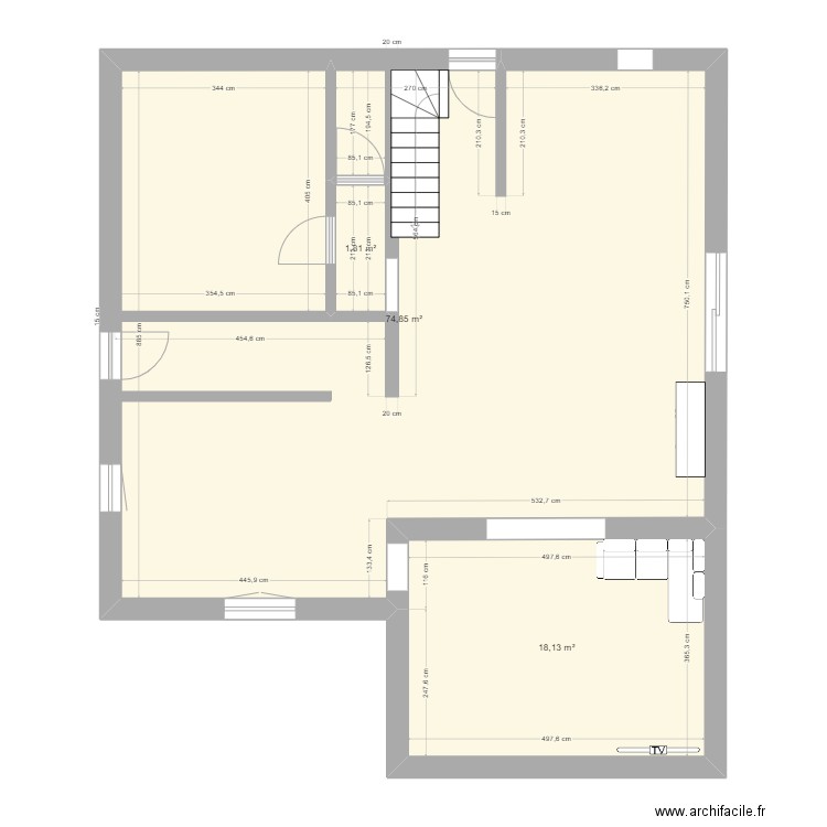 nouveau projet. Plan de 0 pièce et 0 m2
