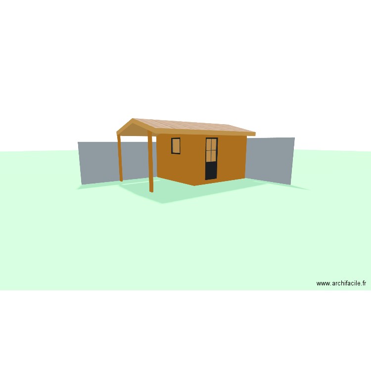 Plan 2. Plan de 1 pièce et 11 m2