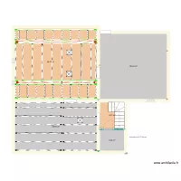 &eacute;tage Sonnac renfort madrier pour pose rail pour plafond ba13