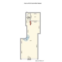 Plan LA PETITE FOLIE apres travaux 1
