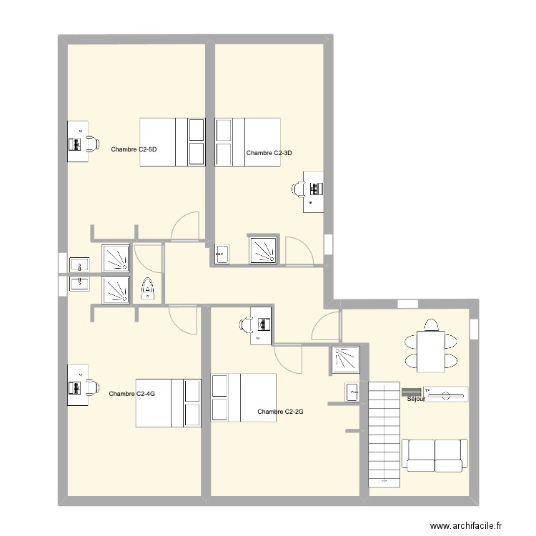 pessac alouette Etage 1. Plan de 0 pièce et 0 m2