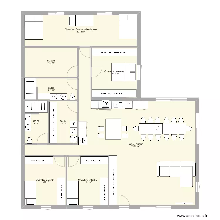 maison les epesses 6. Plan de 