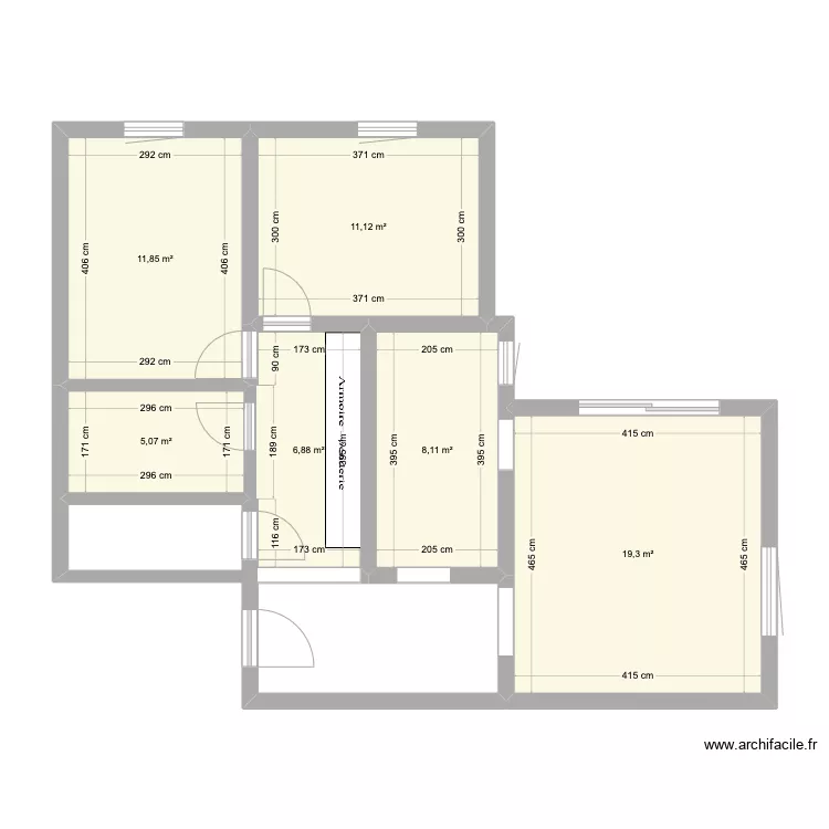 Appart. Plan de Appart. Plan de