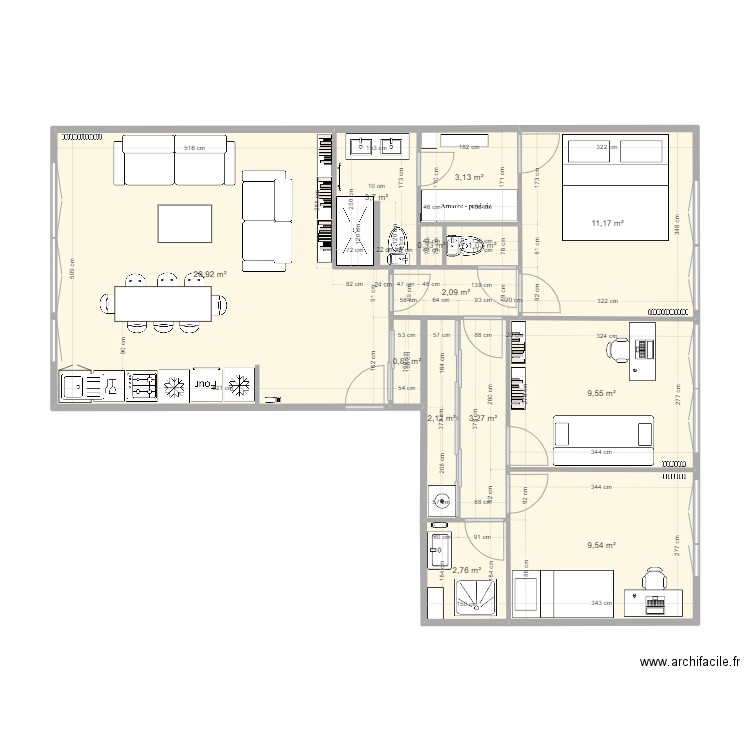 VINCECIL V0 bis. Plan de 0 pièce et 0 m2