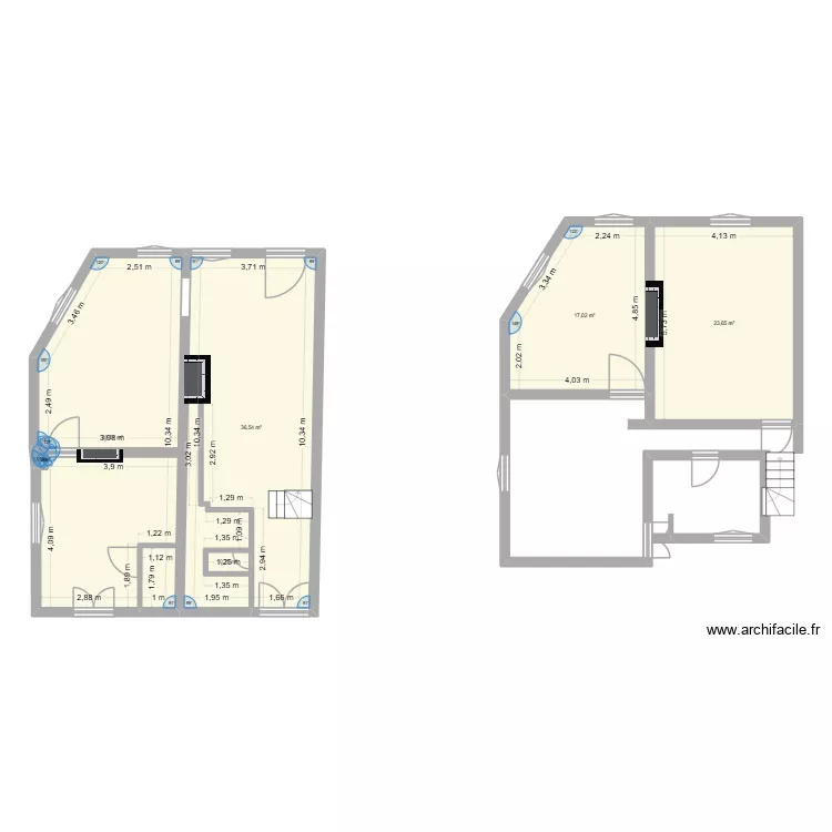Chambellay. Plan de 6 Pièces et 117 m² Chambellay. Plan de 6 Pièces et 117 m²