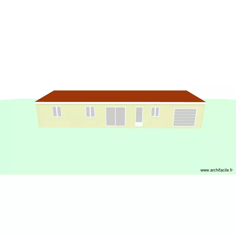 maison1. Plan de 17  et 130 m²