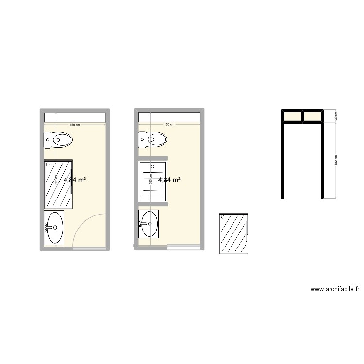 salle de bain Luc. Plan de 0 pièce et 0 m2