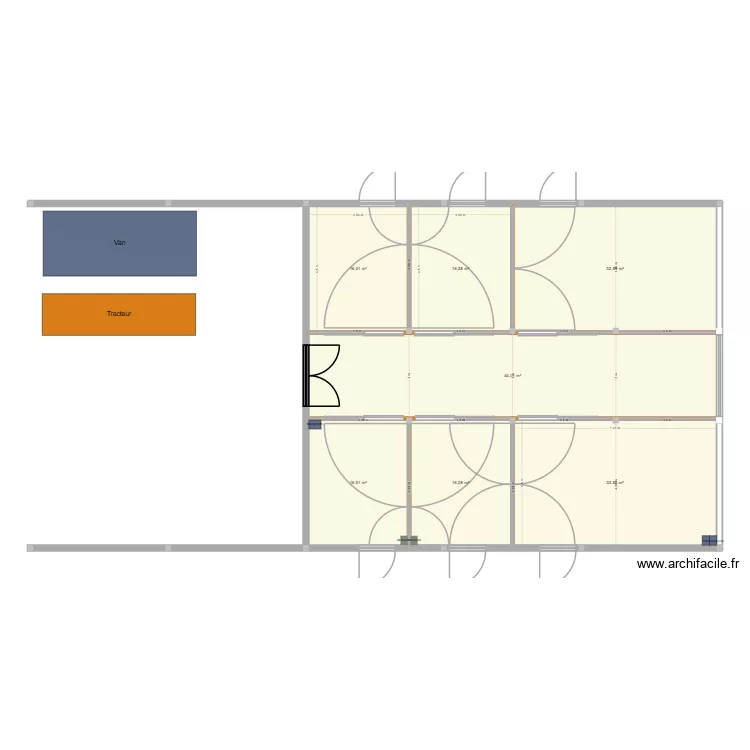 Batiment Vougy Def2. Plan de 9  et 353 m²