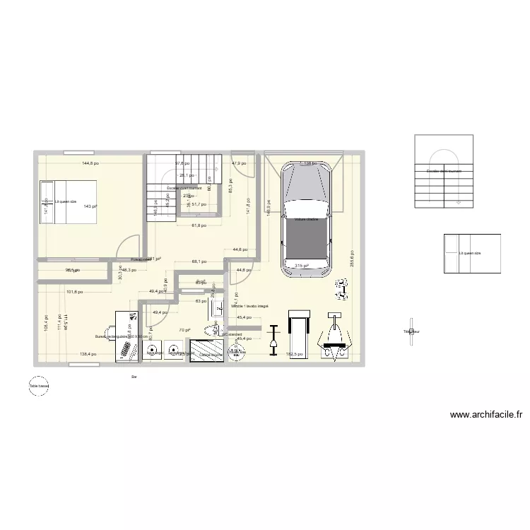 plan final. Plan de 6 et 77 m² plan final. Plan de 6 et 77 m²
