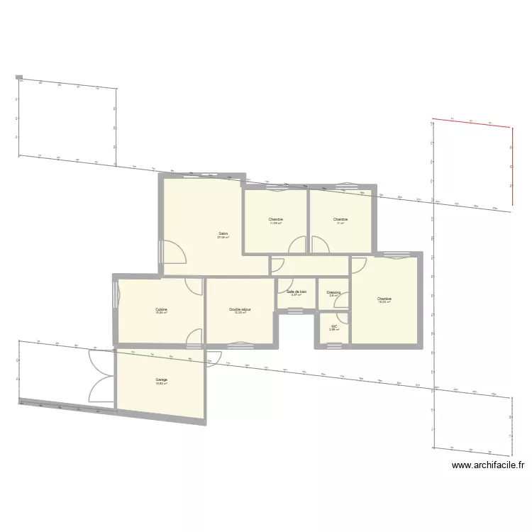 s+4. Plan de 10 et 118 m² s+4. Plan de 10 et 118 m²