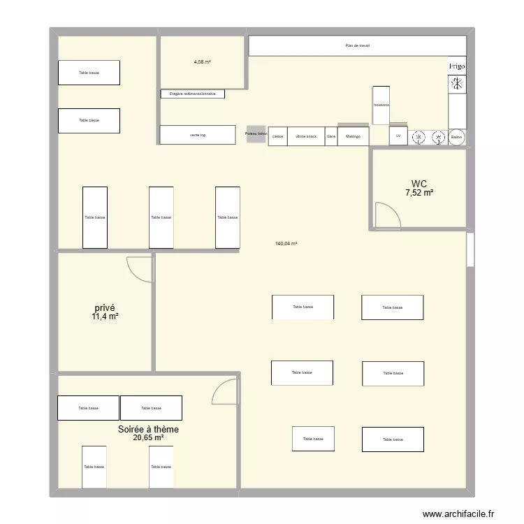 guidetti 2. Plan de 5 pièces et 184 m²