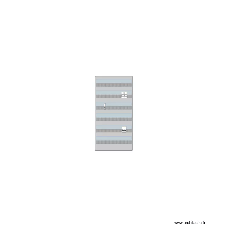 Tableau Noisetiers. Plan de 