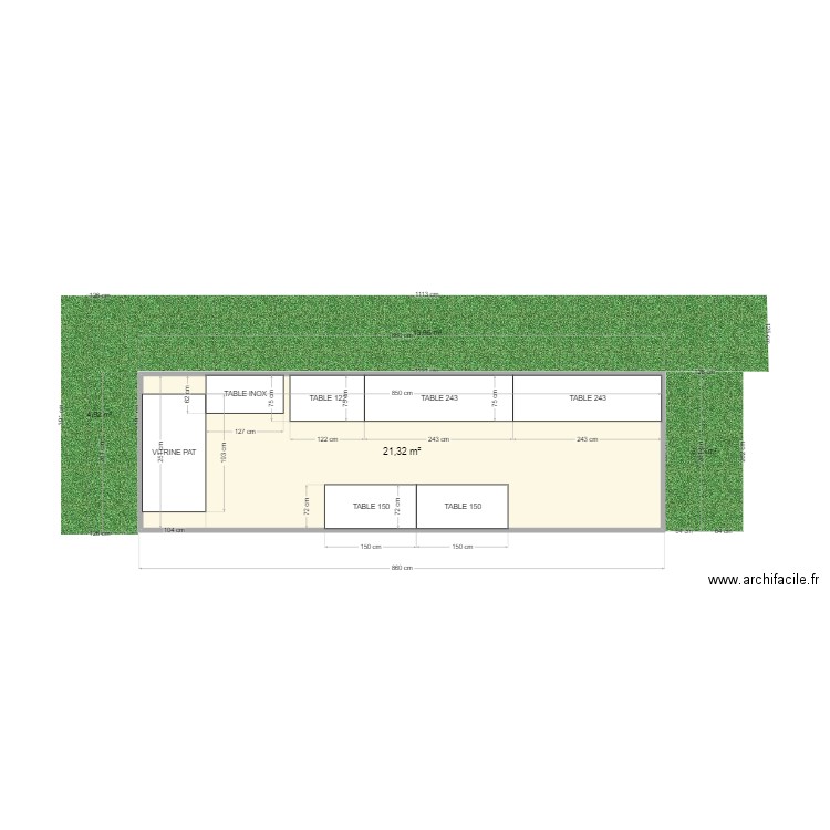 SDC 2024. Plan de 1 pièce et 21 m2