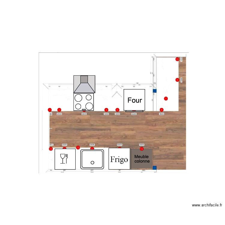 cuisine Jaboulet. Plan de 0 pièce et 0 m2