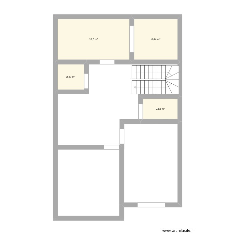 MAISON2. Plan de 1 pièce et 77 m2