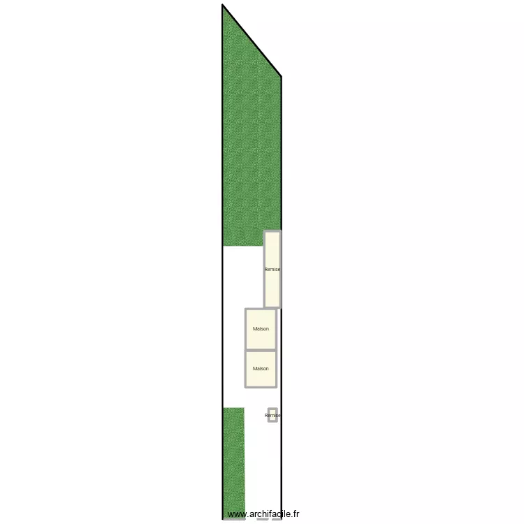 Plan de masse avant. Plan de 