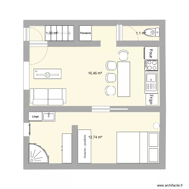 Nimes RDC. Plan de Nimes RDC. Plan de