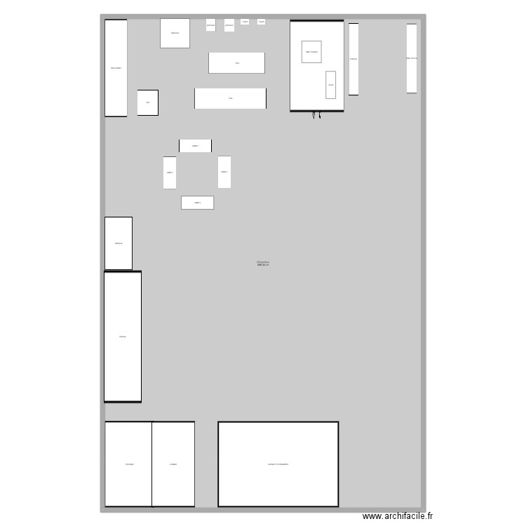 atelier AH. Plan de 1 pièce et 588 m2