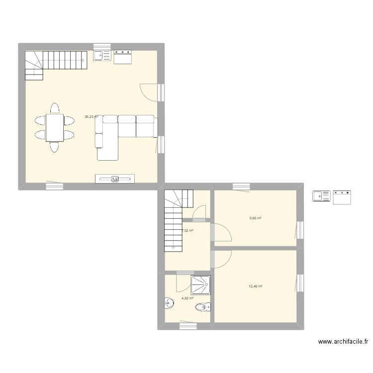 petite grange. Plan de 0 pièce et 0 m2