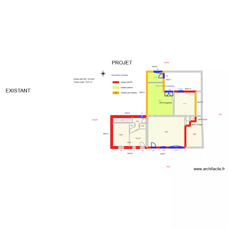 COUSSEAU_ Projet. Plan de 