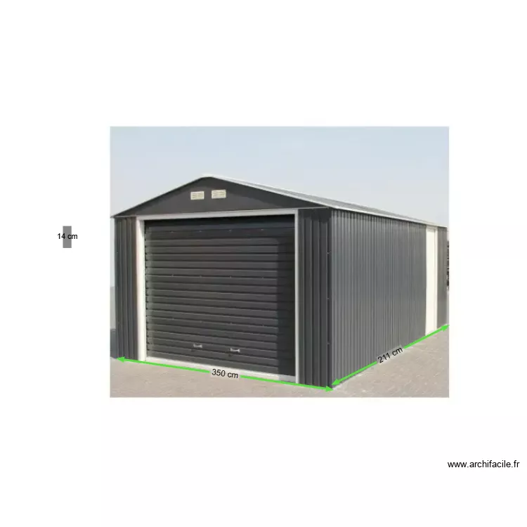 garage. Plan de 