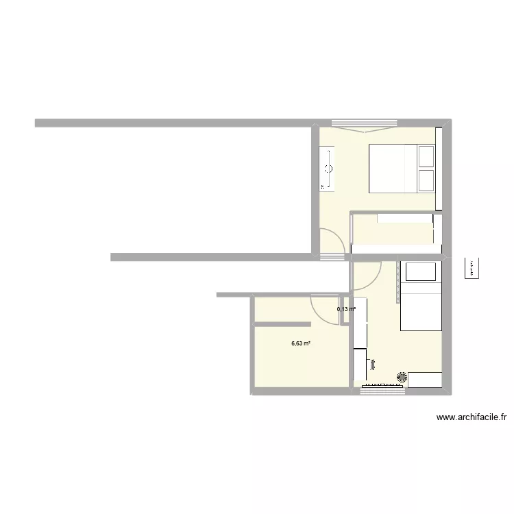 chambre. Plan de 5 et 28 m² chambre. Plan de 5 et 28 m²
