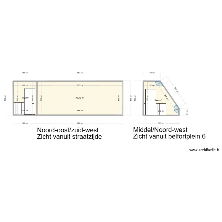 maarten scheidingswanden. Plan de 3 pièces et 27 m2