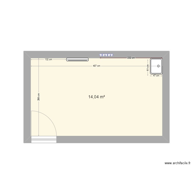CABINE 1 NIMES. Plan de 0 pièce et 0 m2