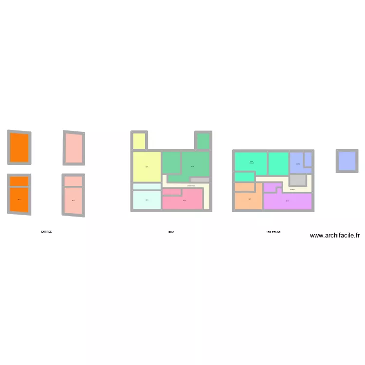 BICHE. Plan de 29 pièces et 168 m²