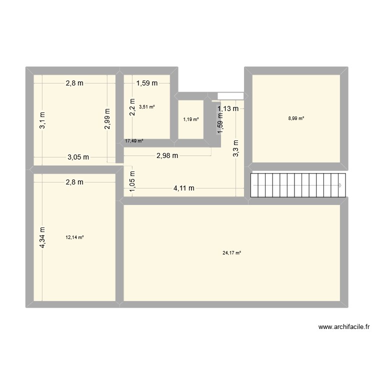 SURFACE HABITABLE MAISON. Plan de 0 pièce et 0 m2