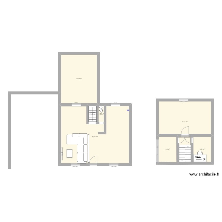 mallet 2. Plan de 0 pièce et 0 m2