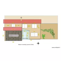 fa&ccedil;ade sud Ausseing maison Laurence Diolez bis