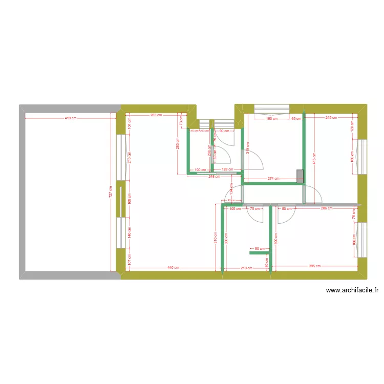 Projet 2 - Placo - 60 r Saint Louis. Plan de Projet 2 - Placo - 60 r Saint Louis. Plan de