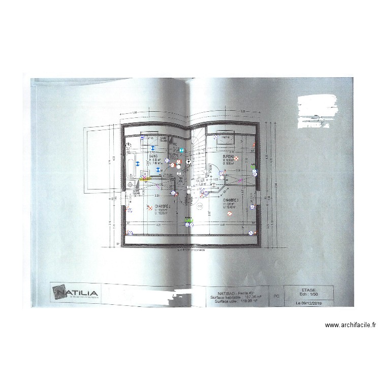 plan yves étage. Plan de 0 pièce et 0 m2