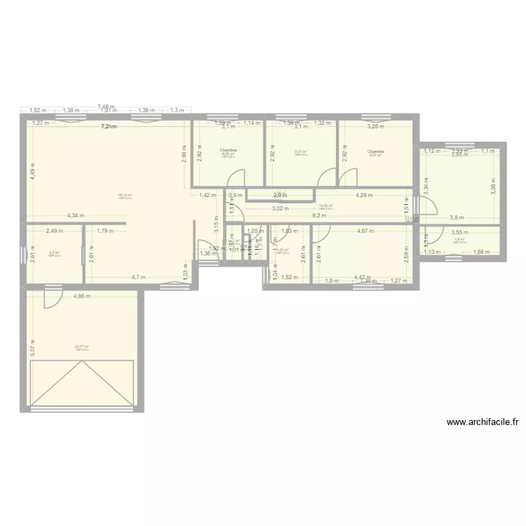 MOrel. Plan de 13 et 156 m² MOrel. Plan de 13 et 156 m²