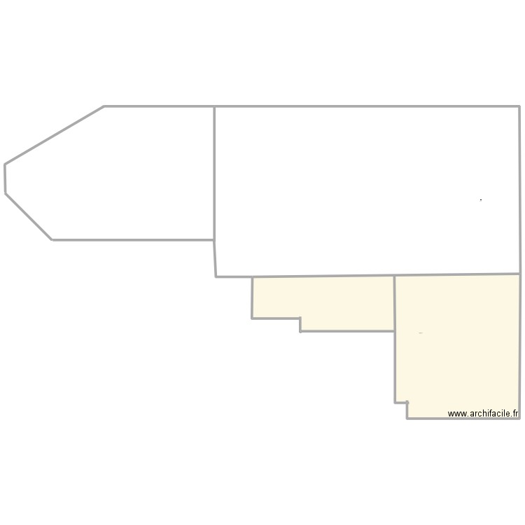 PARIS 14. Plan de 1 pièce et 1131 m2