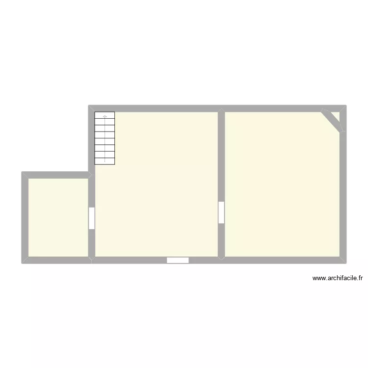 Niv1. Plan de 4  et 63 m²