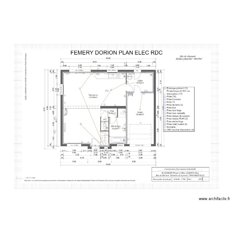 FEMERY DORION RDC 2. Plan de 0 pièce et 0 m2