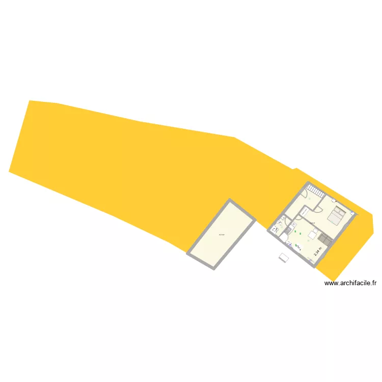 planetagecoudeville. Plan de 2 Pièces et 74 m² planetagecoudeville. Plan de 2 Pièces et 74 m²