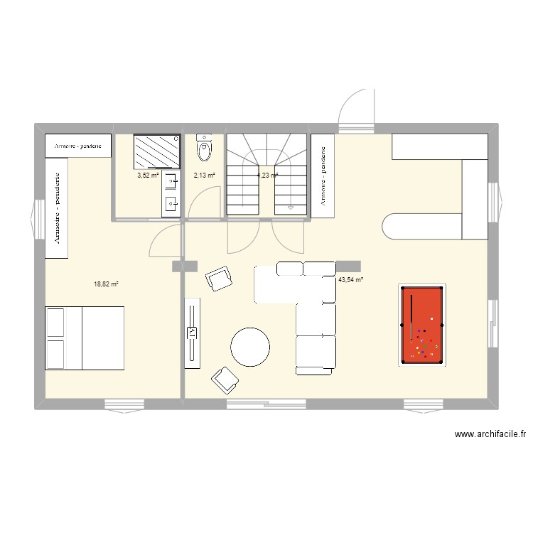 PLAN 02 MAISON 07. Plan de 13 pièces et 147 m2