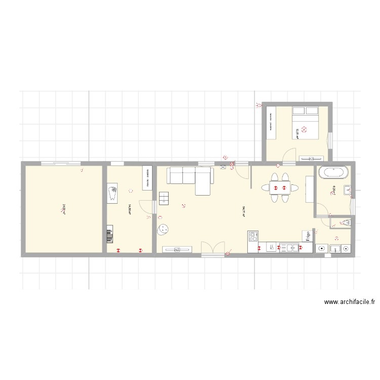 Plan elec éclairage 1. Plan de 0 pièce et 0 m2