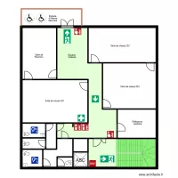 Centre Culturel Vitrolles 2eme etage Plan 3