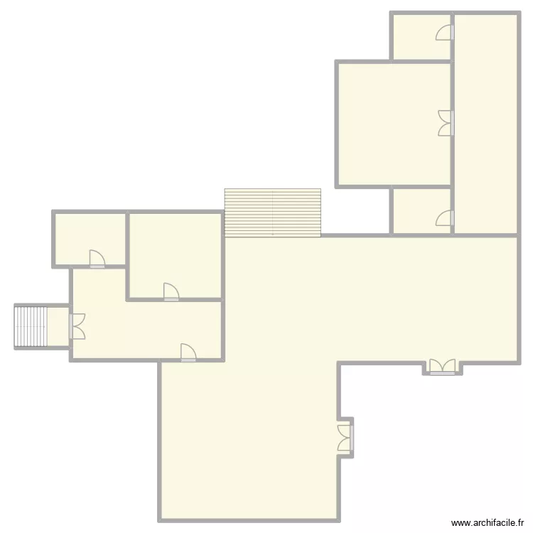 Winewood Hospital ER. Plan de 8  et 779 m²